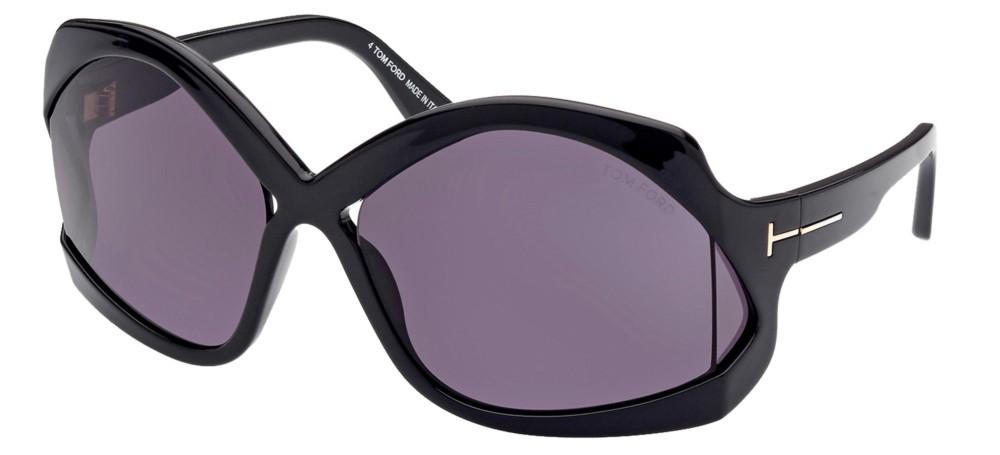 Tom Ford CHEYENNE FT 0903 women Black Butterfly Sunglasses  display picture 2