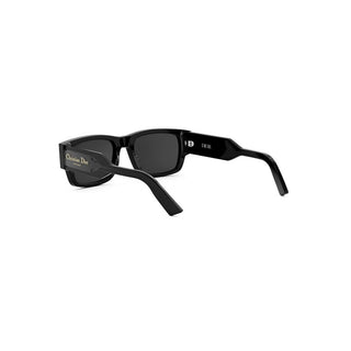 DIOR DiorCouture Christian Dior Label S1I men Black Rectangle Sunglasses