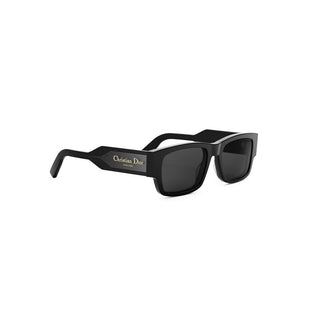 DIOR DiorCouture Christian Dior Label S1I men Black Rectangle Sunglasses