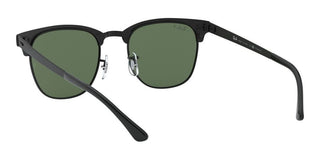 Ray-Ban CLUBMASTER METAL RB 3716 unisex Black Geometric Sunglasses
