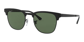 Ray-Ban CLUBMASTER METAL RB 3716 unisex Black Geometric Sunglasses