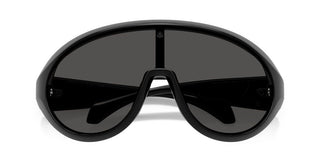 Moncler Contrast Me8010 Unisex Black Shield Sunglasses