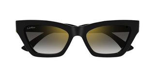Cartier Signature C de Cartier CT0437S women Gold Cat Eye Sunglasses