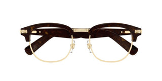 Cartier Ct0496o Men Havana Round Eyeglasses