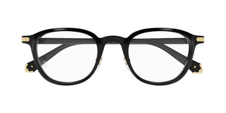 Cartier CT0560O men Black Round Eyeglasses