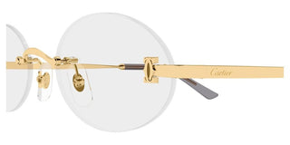 Cartier CT0594O women Gold Oval Eyeglasses