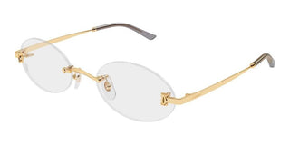 Cartier CT0594O women Gold Oval Eyeglasses
