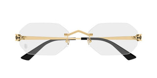 Cartier CT0599O women Gold Geometric Eyeglasses
