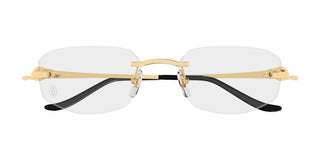Cartier CT0601O women Gold Geometric Eyeglasses