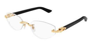 Cartier CT0609O women Black Cat Eye Eyeglasses