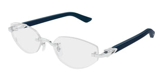 Cartier CT0609O women Blue Cat Eye Eyeglasses