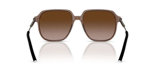Moncler Cylin Me6010 Unisex Brown Squared Sunglasses
