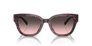 Coach Cl920 Hc 8379u Women Pink Squared Sunglasses