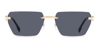 Dsquared2 D2 0102/S men Gold Geometric Sunglasses