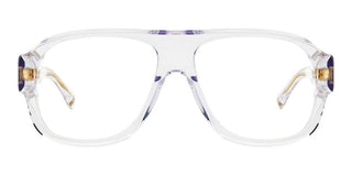 Dsquared2 D2 0125 Men Transparent Geometric Eyeglasses