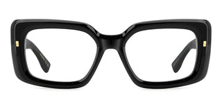 Dsquared2 D2 0171 Women Black Squared Eyeglasses