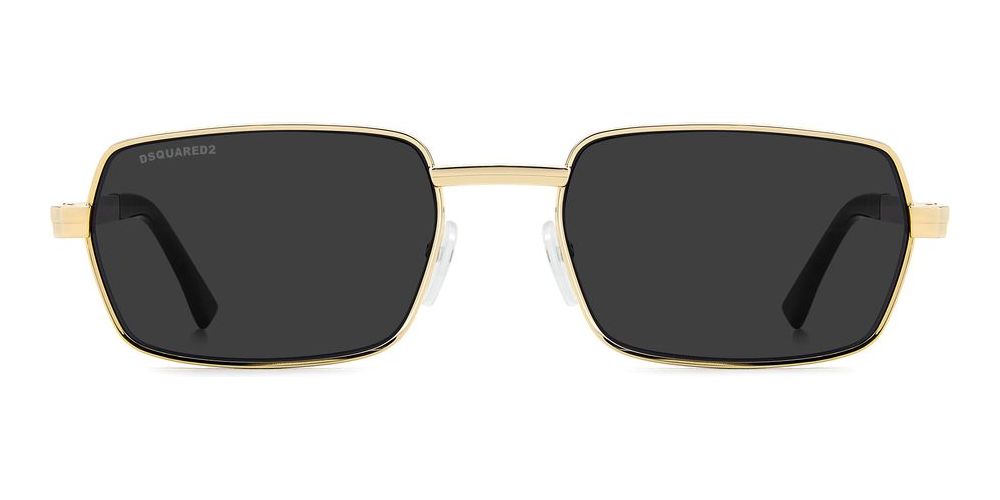 Dsquared2 D2 0192/s Men Gold Rectangle Sunglasses – Otticanet