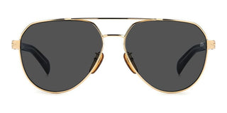 David Beckham DB 1121/G/S men Gold Pilot Sunglasses
