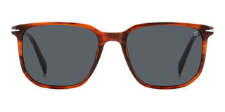 David Beckham Db 1141/s Men Brown Rectangle Sunglasses