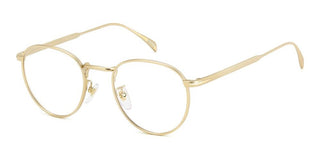 David Beckham DB 1147 men Gold Round Eyeglasses