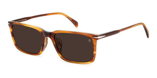 David Beckham Db 1163/f/s Men Havana Rectangle Sunglasses