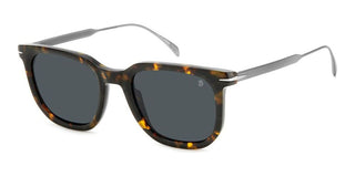 David Beckham DB 7119/S men Havana Rectangle Sunglasses
