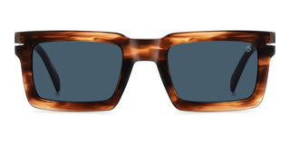 David Beckham Db 7126/s Men Brown Rectangle Sunglasses