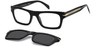 David Beckham Db 7129/cs Men Black Rectangle Sunglasses