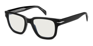 David Beckham Db 7130 Men Black Rectangle Eyeglasses