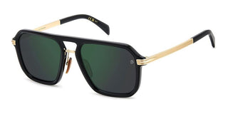 David Beckham Db 7136/s Men Gold Rectangle Sunglasses