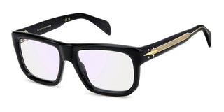 David Beckham Db 7137 Men Black Rectangle Eyeglasses