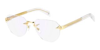 David Beckham Db 7145 Men Gold Pilot Eyeglasses