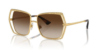 Dolce & Gabbana Dg 2306 Women Gold Oversize Sunglasses