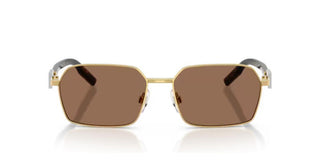Dolce & Gabbana DG 2316 men Gold Rectangle Sunglasses