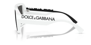 Dolce & Gabbana DG 6204 unisex White Shield Sunglasses