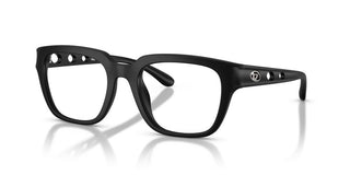 Diesel Dl 6001u Unisex Black Squared Eyeglasses