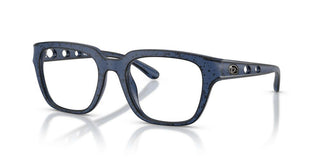 Diesel Dl 6001u Unisex Blue Squared Eyeglasses
