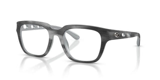 Diesel Dl 6001u Unisex Grey Squared Eyeglasses