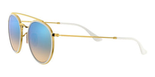 Ray-Ban DOUBLE BRIDGE RB 3647N unisex White Round Sunglasses