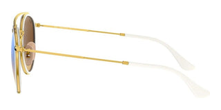 Ray-Ban DOUBLE BRIDGE RB 3647N unisex White Round Sunglasses
