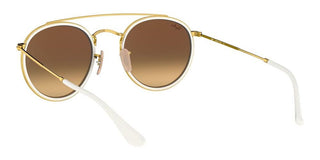 Ray-Ban DOUBLE BRIDGE RB 3647N unisex White Round Sunglasses