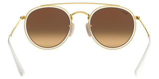 Ray-Ban DOUBLE BRIDGE RB 3647N unisex White Round Sunglasses