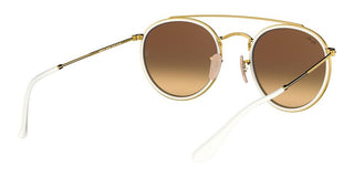 Ray-Ban DOUBLE BRIDGE RB 3647N unisex White Round Sunglasses