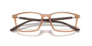 Emporio Armani Ea 3237  Men Brown Rectangle Eyeglasses