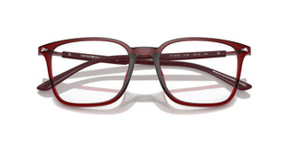Emporio Armani Ea 3242u Men Red Squared Eyeglasses