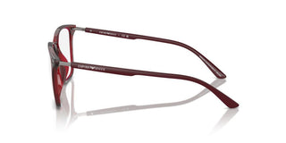 Emporio Armani Ea 3242u Men Red Squared Eyeglasses