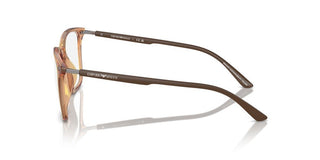 Emporio Armani Ea 3242u Men Brown Squared Eyeglasses