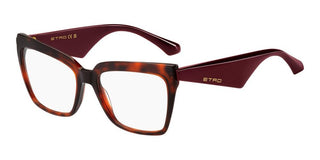 Etro Etro 0006 Women Havana Butterfly Eyeglasses