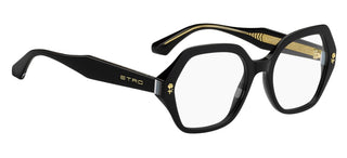 Etro Etro 0012 Women Black Geometric Eyeglasses