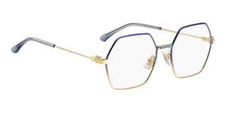 Etro Etro 0025 Women Blue Geometric Eyeglasses